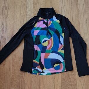 Ralph Lauren Abstract Print Athletic Top